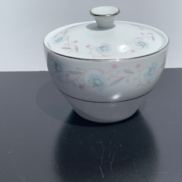 #7863 ENGLISH GARDEN COVEREED SUGAR BOWL - Picture 6 of 7